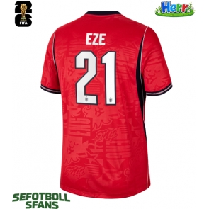 England Eberechi Eze #21 Bortatröja VM 2026 Kortärmad